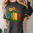 Book Flower 8647 Foxtrots Deltas Tangos Women's Comfort Colors T-Shirt Pepper