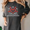 Book Heart Read Book Reading Librarian Men Women Kids Women's Comfort Colors T-Shirt Pepper Book Heart Read Book Reading Librarian Men Women Kids Women's Comfort Colors T-Shirt Pepper