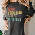 Book Lover Austen Literature What Excellent Boiled Potatoes Women's Comfort Colors T-Shirt Pepper
