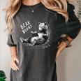 Book Lover Bear Cozy Reading Bear Graphic Bear Books Women's Comfort Colors T-Shirt Pepper Book Lover Bear Cozy Reading Bear Graphic Bear Books Women's Comfort Colors T-Shirt Pepper
