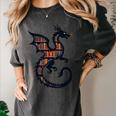 Book Lover Bookworm Reading Books Dragon Women's Comfort Colors T-Shirt Pepper