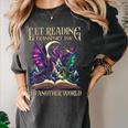 Book Lover Dragon Reading Transport You To Another World Women's Comfort Colors T-Shirt Pepper