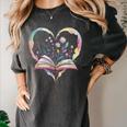 Book Lover Heart Shaped Reading Art Bookworm Women's Comfort Colors T-Shirt Pepper Book Lover Heart Shaped Reading Art Bookworm Women's Comfort Colors T-Shirt Pepper