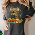 Book Lover Koala Reading Bookish Library Read Books Be Kind Women's Comfort Colors T-Shirt Pepper Book Lover Koala Reading Bookish Library Read Books Be Kind Women's Comfort Colors T-Shirt Pepper