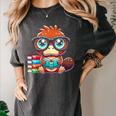 Book Lover Reading Platypus Women's Comfort Colors T-Shirt Pepper