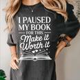 Book Lover Reading Quote For Reading Teacher Women's Comfort Colors T-Shirt Pepper Book Lover Reading Quote For Reading Teacher Women's Comfort Colors T-Shirt Pepper