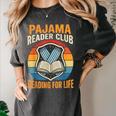 Book And Pajamas Reading Bedtime Women's Comfort Colors T-Shirt Pepper Book And Pajamas Reading Bedtime Women's Comfort Colors T-Shirt Pepper