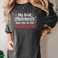 My Book Preference Naughty List Readers Christmas Joke Women's Comfort Colors T-Shirt Pepper My Book Preference Naughty List Readers Christmas Joke Women's Comfort Colors T-Shirt Pepper