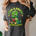 Book A Saurus Bookasaurus Dinosaur Book Girls Boys Toddler Women's Comfort Colors T-Shirt Pepper Book A Saurus Bookasaurus Dinosaur Book Girls Boys Toddler Women's Comfort Colors T-Shirt Pepper