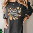 Bookaholic Addicted To Reading Book Lovers Literacy Women's Comfort Colors T-Shirt Pepper