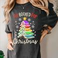All Booked For Christmas Book Lovers Xmas Tree Women Women's Comfort Colors T-Shirt Pepper