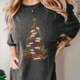 All Booked For Christmas Book Women's Comfort Colors T-Shirt Pepper All Booked For Christmas Book Women's Comfort Colors T-Shirt Pepper