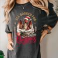 All Booked For Christmas Dragon Women's Comfort Colors T-Shirt Pepper