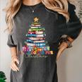 All Booked For Christmas Teacher Reading Student Bookworm Women's Comfort Colors T-Shirt Pepper All Booked For Christmas Teacher Reading Student Bookworm Women's Comfort Colors T-Shirt Pepper