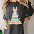 All Booked For Easter Shirt Bookworm Reading Book Reader Women's Comfort Colors T-Shirt Pepper