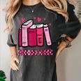 All Booked Read Book Reading Librarian Men Women Kids Women's Comfort Colors T-Shirt Pepper