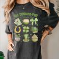 ALL Booked For St Patricks Day Bookish Leprechaun Bookworm Women's Comfort Colors T-Shirt Pepper ALL Booked For St Patricks Day Bookish Leprechaun Bookworm Women's Comfort Colors T-Shirt Pepper