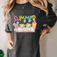 All Booked For Summer Reading Beach Floral Bookish Book Girl Women's Comfort Colors T-Shirt Pepper All Booked For Summer Reading Beach Floral Bookish Book Girl Women's Comfort Colors T-Shirt Pepper