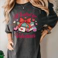 All Booked For Valentines Book Lover Teachers Women's Comfort Colors T-Shirt Pepper