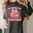 All Booked For Valentines Book Lovers Teacher Kid Valentines Women's Comfort Colors T-Shirt Pepper