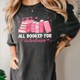 All Booked For Valentines Couple Bookworms Valentine’s Day Women's Comfort Colors T-Shirt Pepper All Booked For Valentines Couple Bookworms Valentine’s Day Women's Comfort Colors T-Shirt Pepper