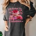 All Booked Valentine's Girly Teacher Coquette Love Women's Comfort Colors T-Shirt Pepper