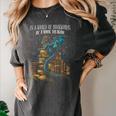 Bookish Quote In a World Of Bookworms Be a Book Dragon Women's Comfort Colors T-Shirt Pepper