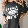 Bookmarks Quote Library Book Reader Women's Comfort Colors T-Shirt Pepper