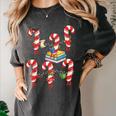 Bookmas Christmas Books Shirt Candy Cane Bookworm Women's Comfort Colors T-Shirt Pepper Bookmas Christmas Books Shirt Candy Cane Bookworm Women's Comfort Colors T-Shirt Pepper