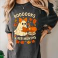 Books And BER Months Fall Librarian Reading Halloween Women's Comfort Colors T-Shirt Pepper Books And BER Months Fall Librarian Reading Halloween Women's Comfort Colors T-Shirt Pepper