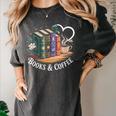 Books And Coffee Book Lover Bookish Green Book Theme Reading Women's Comfort Colors T-Shirt Pepper Books And Coffee Book Lover Bookish Green Book Theme Reading Women's Comfort Colors T-Shirt Pepper