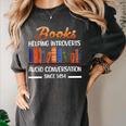 Books Helping Introverts Avoid Conversation Book Reading Women's Comfort Colors T-Shirt Pepper Books Helping Introverts Avoid Conversation Book Reading Women's Comfort Colors T-Shirt Pepper