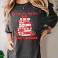 Books Are My Love Language Valentine Book Reading Teacher Women's Comfort Colors T-Shirt Pepper Books Are My Love Language Valentine Book Reading Teacher Women's Comfort Colors T-Shirt Pepper