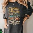Books Plants And Coffee Growing Plant Gardening Planting Women's Comfort Colors T-Shirt Pepper