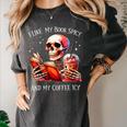 I Like My Books Spicy And My Coffee Icy Skeleton Women's Comfort Colors T-Shirt Pepper I Like My Books Spicy And My Coffee Icy Skeleton Women's Comfort Colors T-Shirt Pepper