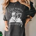 I Like My Books Spicy And My Coffee ICY Women's Comfort Colors T-Shirt Pepper I Like My Books Spicy And My Coffee ICY Women's Comfort Colors T-Shirt Pepper