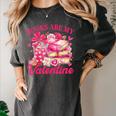Books Are My Valentine Book Lover Heart Matching Party Women's Comfort Colors T-Shirt Pepper