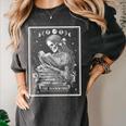 The Bookworm Book Reader Reading Tarot Card Witchy Moon Women's Comfort Colors T-Shirt Pepper The Bookworm Book Reader Reading Tarot Card Witchy Moon Women's Comfort Colors T-Shirt Pepper