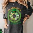 Bookworm Irish All Booked For St Patrick's Day Book Lover Women's Comfort Colors T-Shirt Pepper