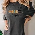 Bookworm Woman Reading Fiction Novels Library Book Store Women's Comfort Colors T-Shirt Pepper