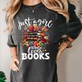 Bookworm For Women Just A Girl Who Loves Books Women's Comfort Colors T-Shirt Pepper Bookworm For Women Just A Girl Who Loves Books Women's Comfort Colors T-Shirt Pepper