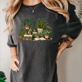 Botanical Garden Plants With Books Women's Comfort Colors T-Shirt Pepper Botanical Garden Plants With Books Women's Comfort Colors T-Shirt Pepper