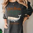 Captain Ahab’s Whale Watching Tours – Moby Book Parody Women's Comfort Colors T-Shirt Pepper