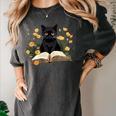 Cat Shirts For Women Book Lover Shirt Cute Cat And Book Premium Tri-Blend Women's Comfort Colors T-Shirt Pepper Cat Shirts For Women Book Lover Shirt Cute Cat And Book Premium Tri-Blend Women's Comfort Colors T-Shirt Pepper