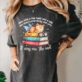 Cats And Books Easily Distracted By Book & Cat Lover Men Women Kids Women's Comfort Colors T-Shirt Pepper