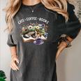 Cats Coffee Books Women's Comfort Colors T-Shirt Pepper Cats Coffee Books Women's Comfort Colors T-Shirt Pepper