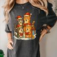 Cats Reading Books Christmas Tree Women's Comfort Colors T-Shirt Pepper Cats Reading Books Christmas Tree Women's Comfort Colors T-Shirt Pepper