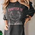 Chapter 13 Birthday Reading Book Lovers 13 Year Old Women's Comfort Colors T-Shirt Pepper