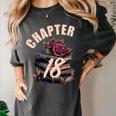 Chapter 18 18th Birthday Women Book Lovers Its My Birthday Women's Comfort Colors T-Shirt Pepper