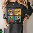 Cheetah Love Reading And Cheetahs Kids Bookworm Women's Comfort Colors T-Shirt Pepper Cheetah Love Reading And Cheetahs Kids Bookworm Women's Comfort Colors T-Shirt Pepper